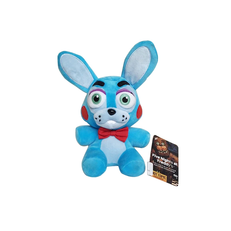 18 стилей 20 см FNAF плюшевые игрушки Five Nights At Freddy's 4 медведь Фредди Бонни и Чика Baby Ballora Фокси плюшевая игрушка кукла подарки - Цвет: 18cm Blue Bonnie