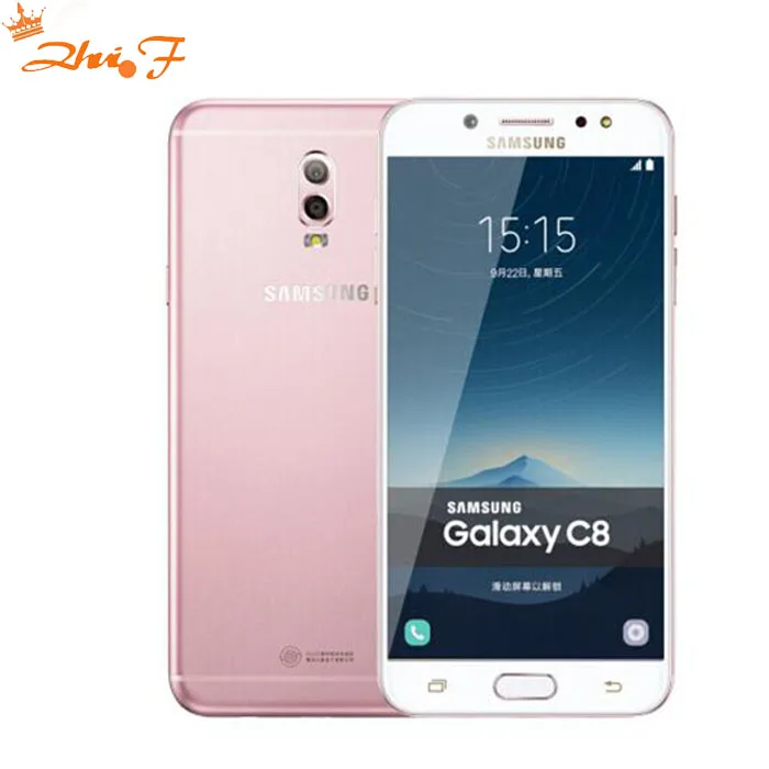 Мобильный телефон samsung Galaxy C8(SM-C7100) Super AMOLED FHD 3G/32gb 16 МП фронтальная камера dual sim Octa Core Lte 4G