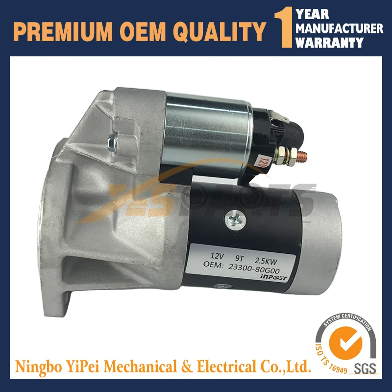 M002T20771 M2T20771 455911 Стартер для Nissan D21 D22 4WD TD27 QD32