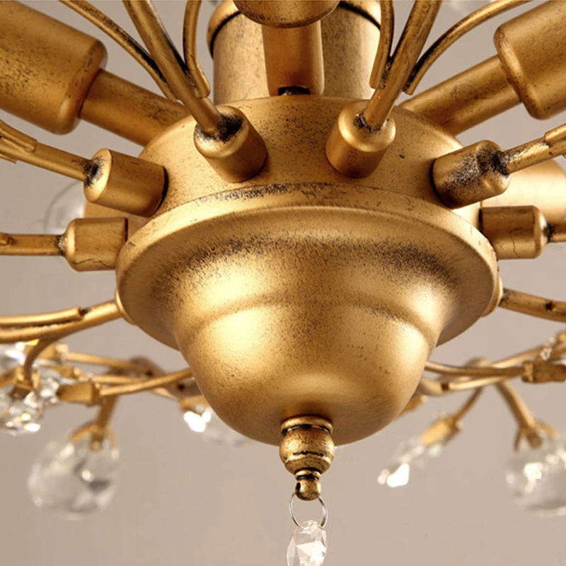 Креативная Подвесная лампа в стиле АР-деко Современная хрустальная люстра K9