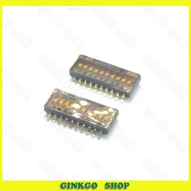 

1000pcs/lot DSHP08TSGER DIP Switch 10Position 1.27mm 20Pins 10File 20Foot SMT Switch