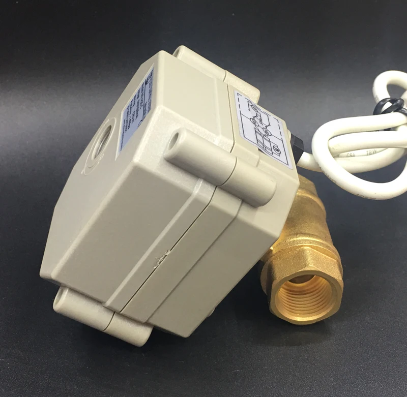 2 способ латунь/SS304 1/4 ''3/8'' DN8 DN10 DC12V DC24V редукционный клапан сигнала 0-5V 0-10V или 4-20mA для управления модуляцией воды