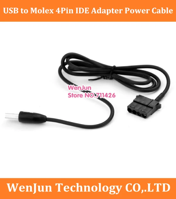 

Кабель питания с адаптером USB 5V на Molex 4Pin IDE длиной 75 см 50 шт./лот ~ 100 шт./лот Бесплатная доставка