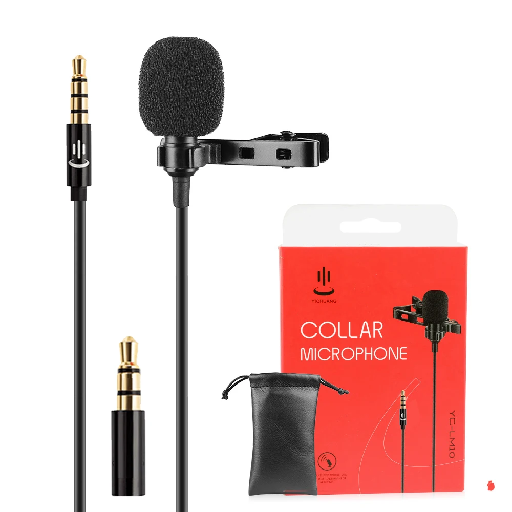 YC-LM10II Запись видео Микрофон компактный VS Rode VideoMicro накамерный Запись микрофон для iPhone X 8 7 huawei Nikon Canon DSLR - Цвет: for camera
