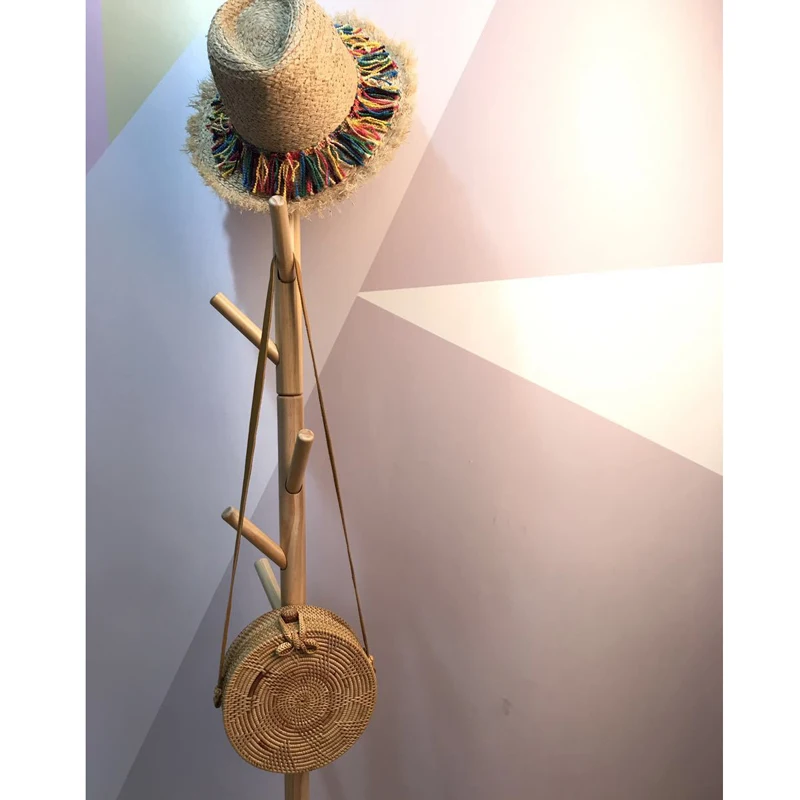 Шкатулка для ювелирных изделий из ротанга круглая дорожная сумка Органайзер baobao