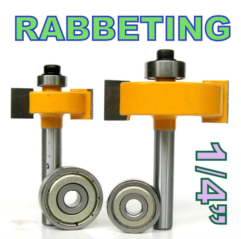 2 шт. фрезы для деревообработки с хвостовиком 1/4 дюйма 1/2 дюйма|slot router bit|woodworking
