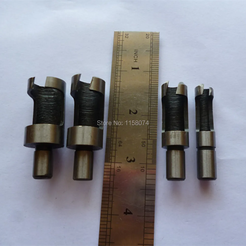 4 шт. древесины Plug резак прямо 6 мм 10 13 16 Столяр бурения Tennon сливное отверстие фрезы