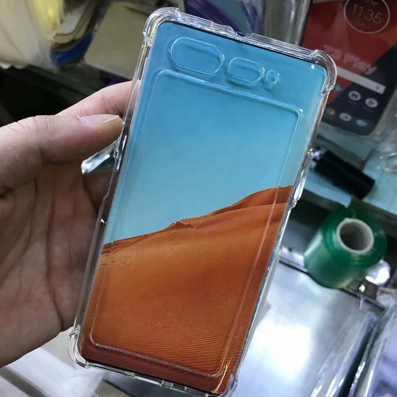 Чехол с воздушной подушкой для Nubia X Ультра Прозрачный, мягкий чехол из ТПУ