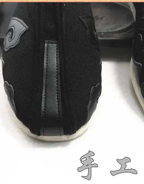 Традиционная посыпанная мужская хлопковая обувь ручной работы с облаками ушу