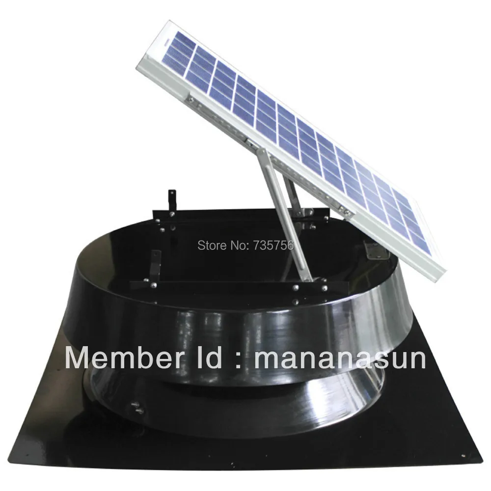 20 Вт новый дизайн домашний потолочный вентилятор на солнечной батарее