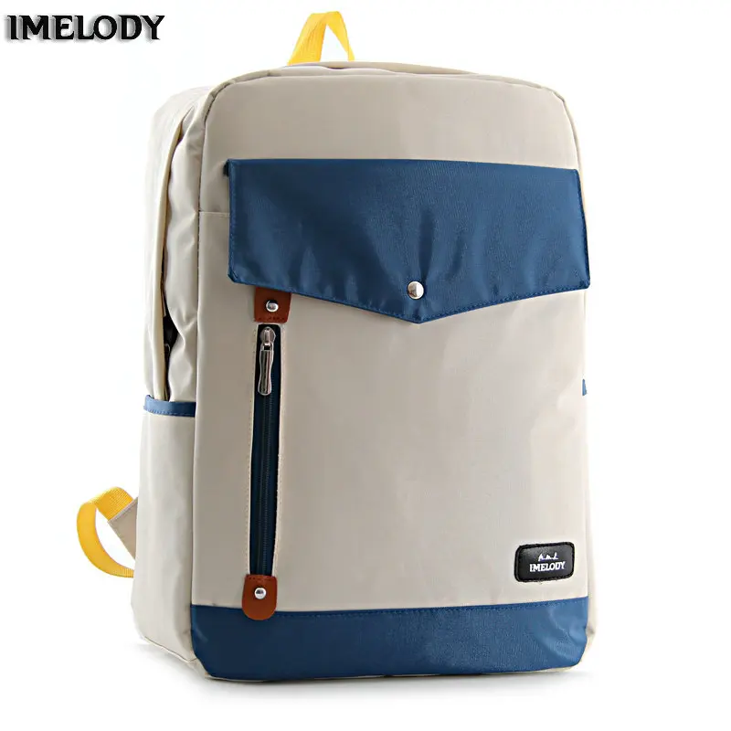 Imelody women's backpack handbag waterproof preppy style computer travel male student school bag |