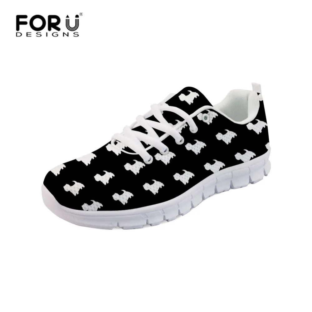 Кроссовки FORUDESIGNS Highland Terrier женская обувь сетчатые кроссовки рождественские