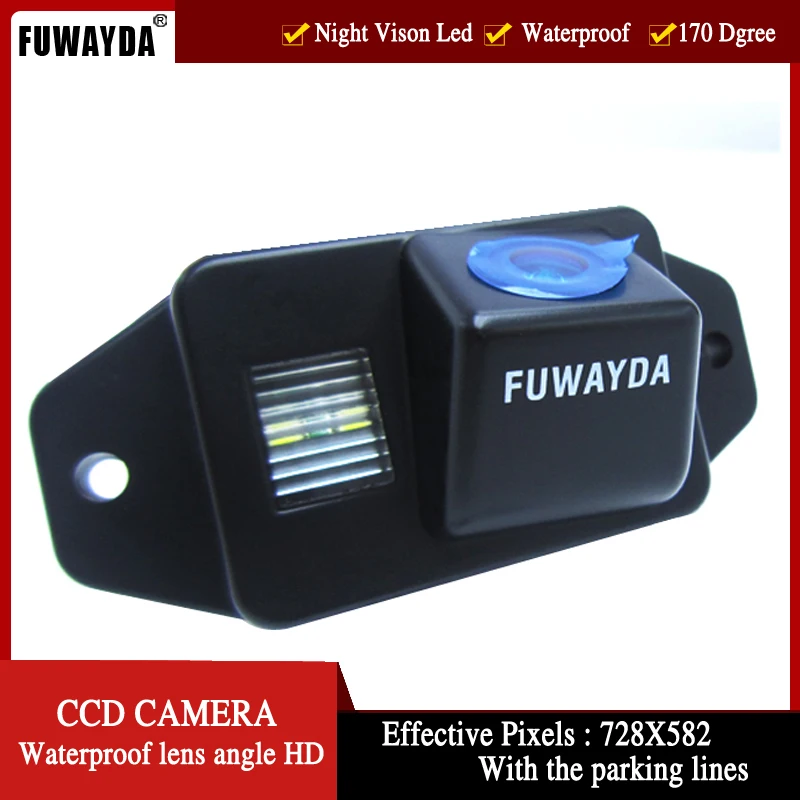 FUWAYDA Беспроводная CCD HD камера ночного видения 170 градусов Автомобильная заднего