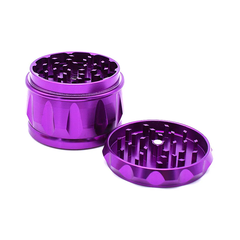 Новый измельчитель для травы, табака, специй и сорняков из алюминиевого сплава с ручной приводной мельницей для курения аксессуаров.