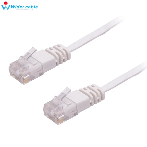 Ультратонкий сетевой кабель Fluke Ethernet гладкий белый цвет 2 м|ethernet patch cable|lan cableflat cat6 |