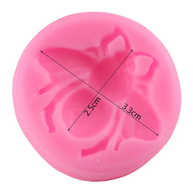 3D пчела торт силиконовые формы для шоколадной мастики кекс инструменты для украшения тортов из мастики печенья выпечки Полимерная глина конфеты плесень