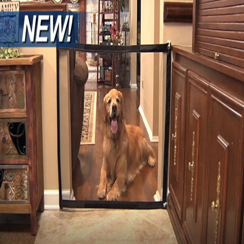 Детские Безопасные дверные дорожки Люк для собаки гениальная сетка волшебные