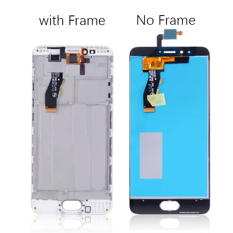 Дисплей для Meizu M5S M612H LCD в сборе с тачскрином на рамке Оригинал 5.2'' черный