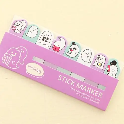 Корейский Японский милый Kawaii панда кошка животные Липкие заметки страницы флаг планировщик наклейки канцелярские принадлежности - Цвет: A