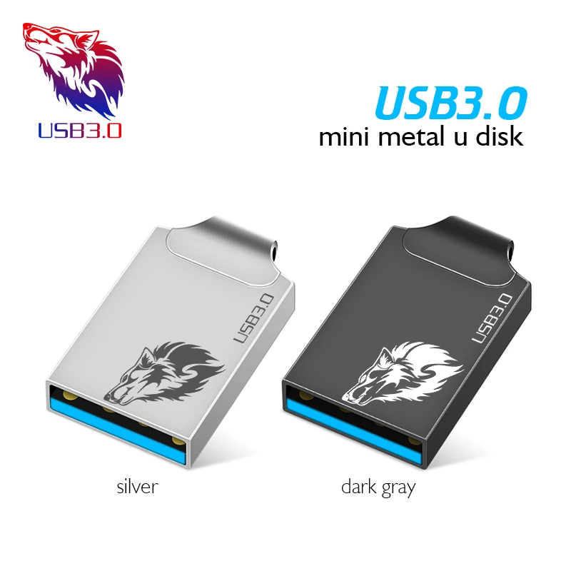 Металлический супер мини-флеш-накопитель высокоскоростной USB-накопитель 4 ГБ 8 16 32