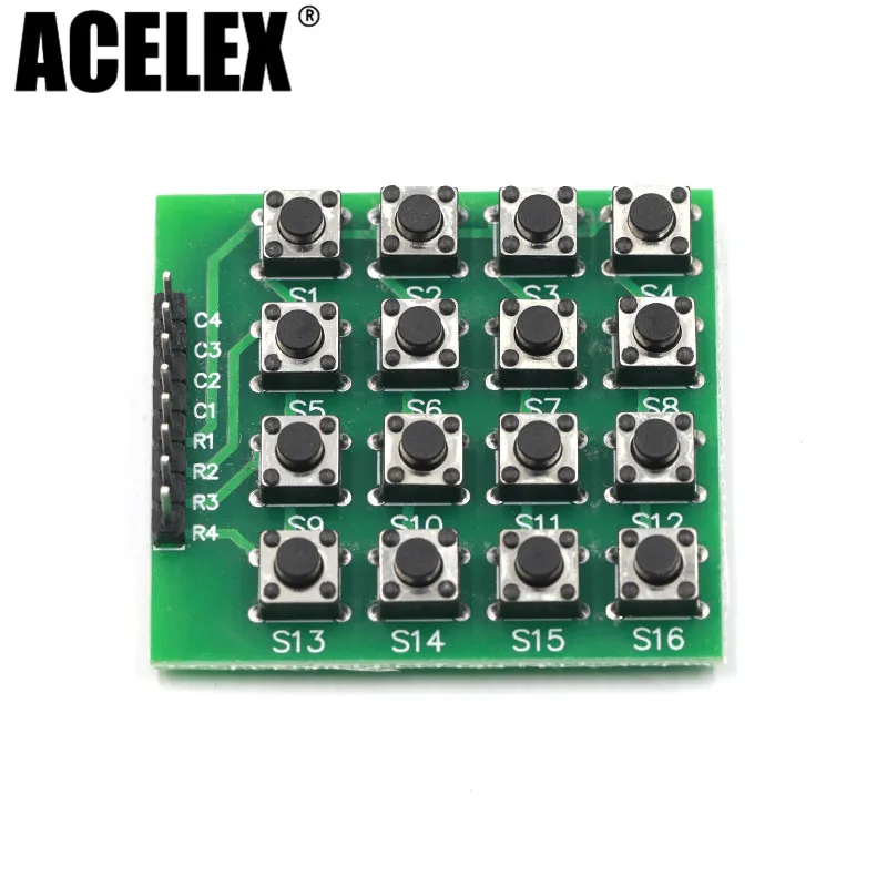 10 шт. 4x4 Матрица 16 клавиатура модуль Кнопка микроконтроллер для Arduino | Электроника