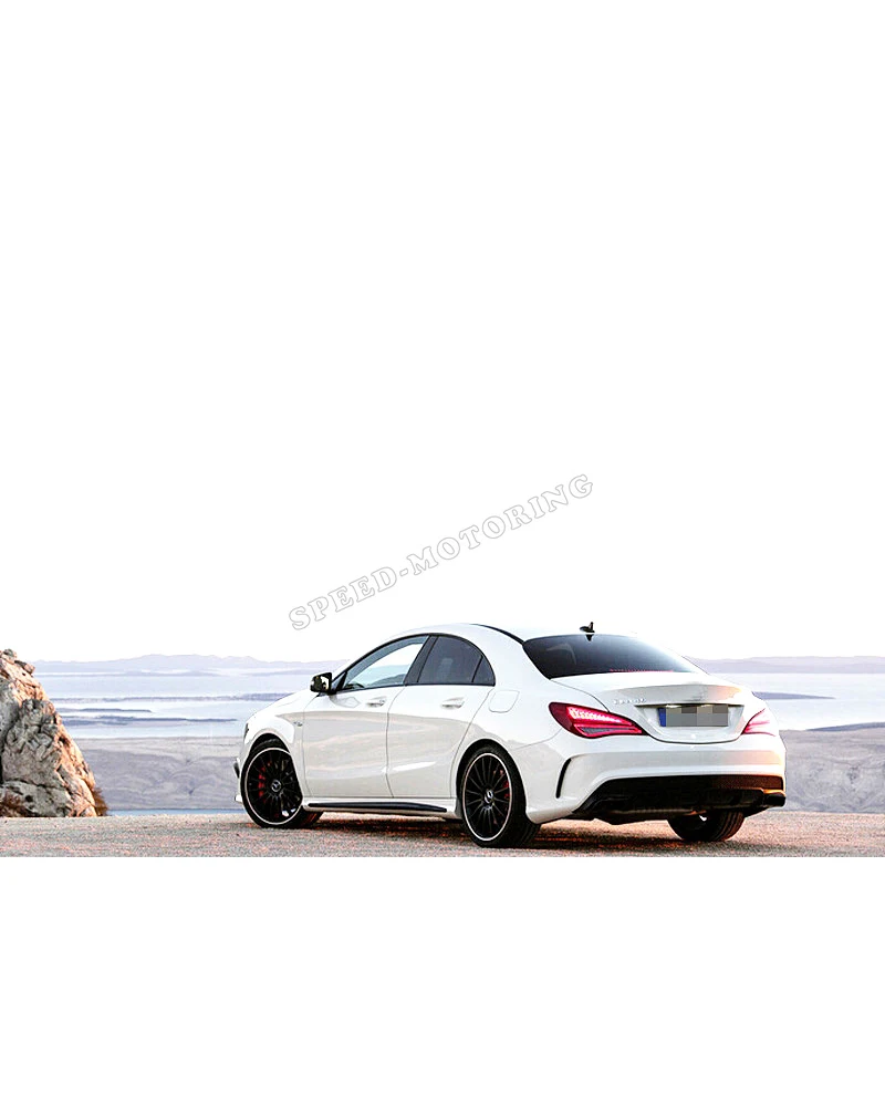 Боковые юбки из углеродного волокна фартук для кузова Mercedes Benz CLA Class CLA180 CLA250 CLA200 2014