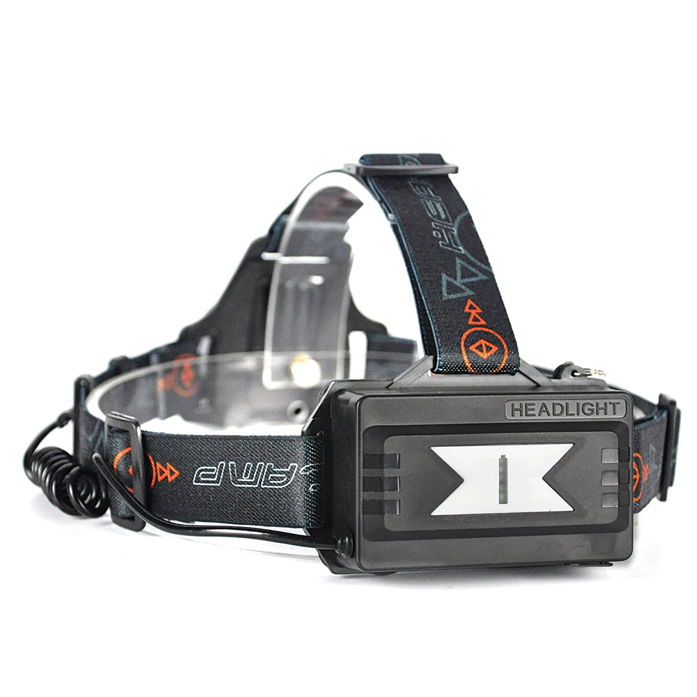 BORUiT XML T6 светодиодный налобный фонарь с 3 режимами, масштабируемый налобный фонарь с 18650 батареей, водонепроницаемый фонарь для кемпинга, рыбалки, Головной фонарь