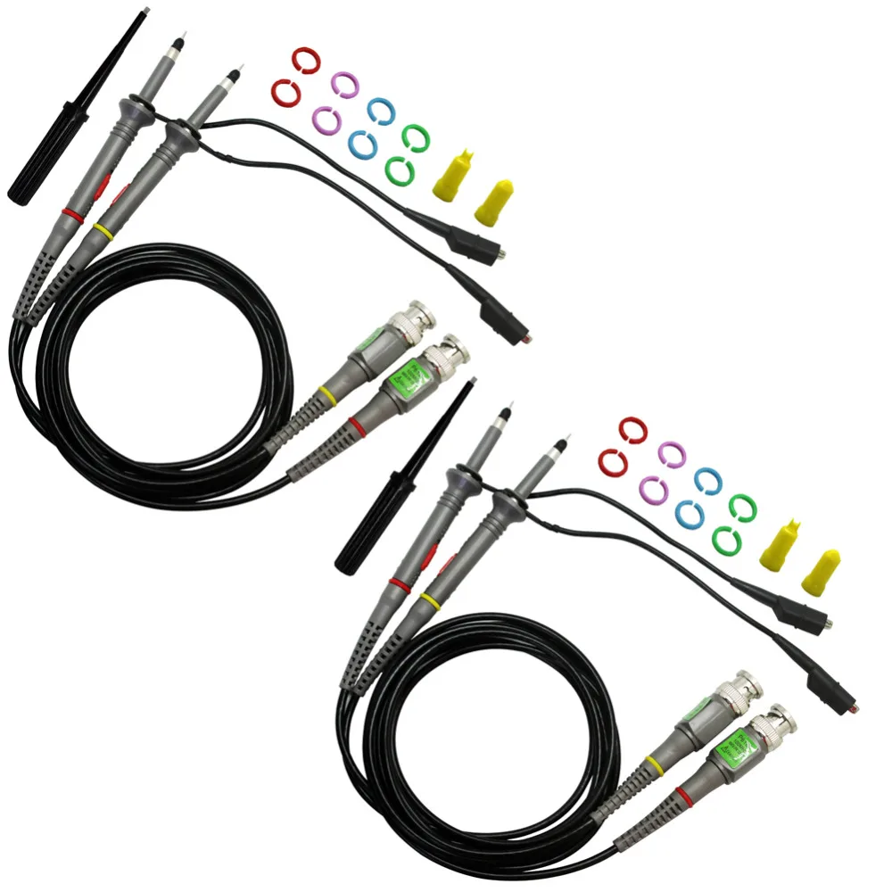 Новый осциллограф 4 100MHZ x10 x1 PROBES4|probe|probe clipprobe oscilloscope |
