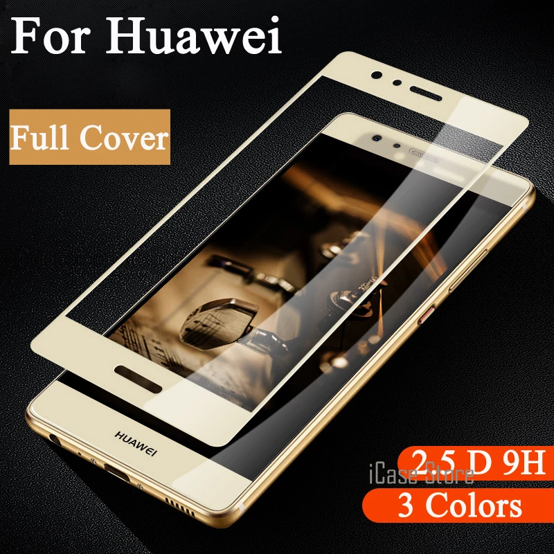 2.5D полное покрытие Экран протектор Закаленное Стекло для Huawei P9 Lite P8 НУА Вэй слава