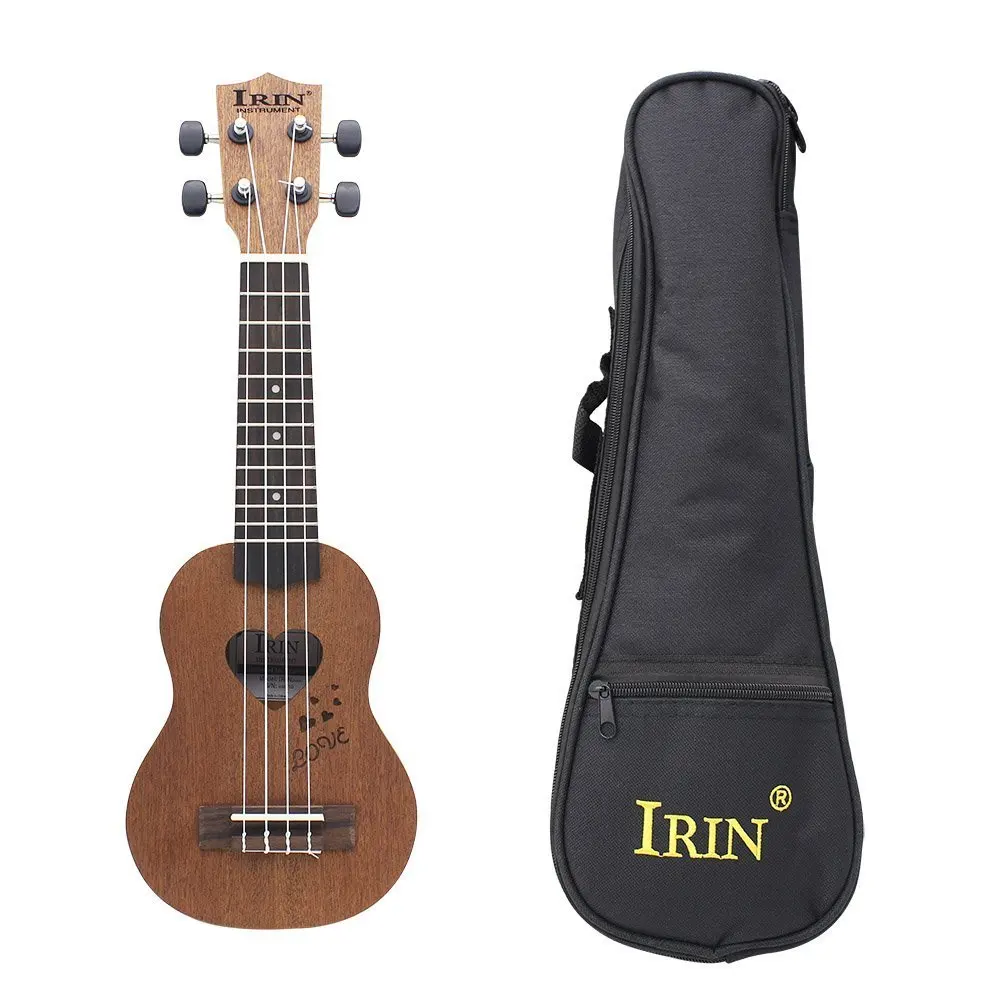 IRIN 17 &quotМини Ukelele Укулеле ель/Sapele Топ палисандр гриф струнный инструмент 4 струны с