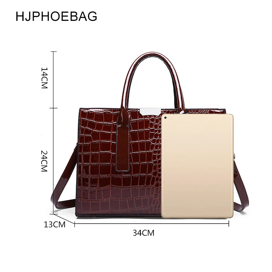 HJPHOEBAG новая женская сумка с крокодиловым узором сумки женские сумки-мессенджеры