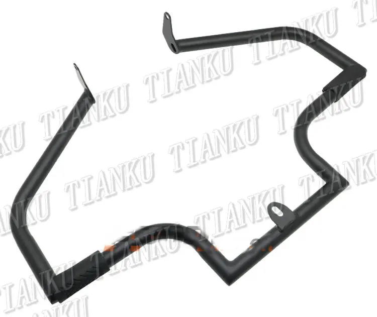 Новая мотоциклетная черная металлическая защита двигателя Crash Bar для Fit FLSTC Heritage