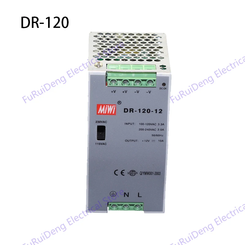 Выход DC12V, 24 V, 48V DR-75 блок питания AC DC din-рейка импульсный источник питания 240w din-рейка SMPS