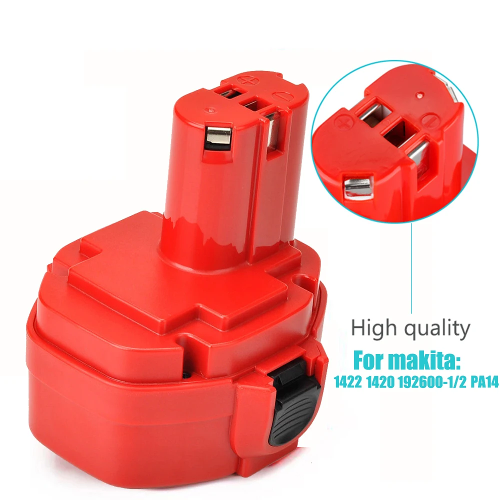 ELEOPTION 2 шт. Новый аккумулятор для электроинструмента MAKITA 14 4 В 2000 мА · ч Makita 14221420192600