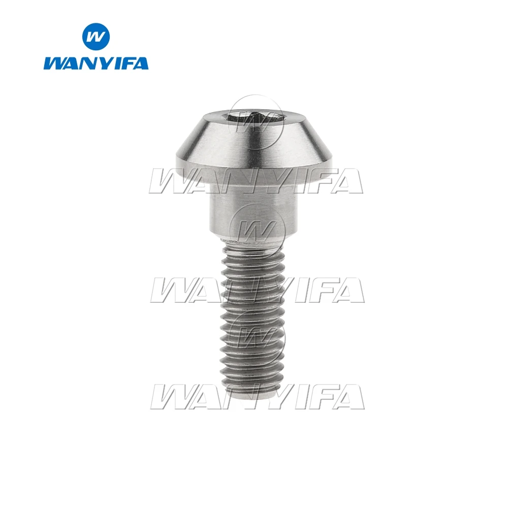 Wanyifa Винт С Титановым болтом M6X20mm коническая шаровая Головка для велосипедного тормоза