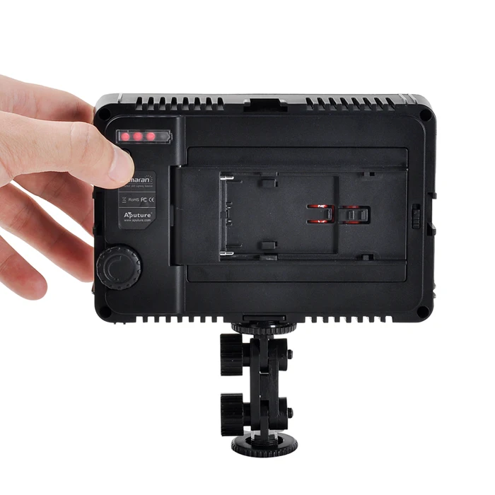 Aputure Amaran AL-160 160 Светодиодные лампы видео для Sony Panasonic Canon цифровых зеркальных