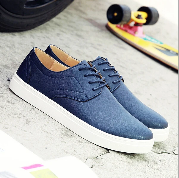 men shoes big size 48-38 EUR Genuine Leather Cozy Styles casual free shipping | Обувь