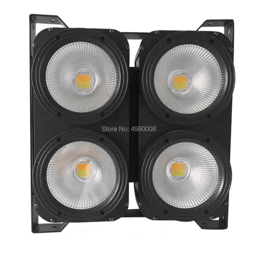 4x100 Вт LED COB свет DMX сценический эффект освещения Par холодный + теплый белый 400