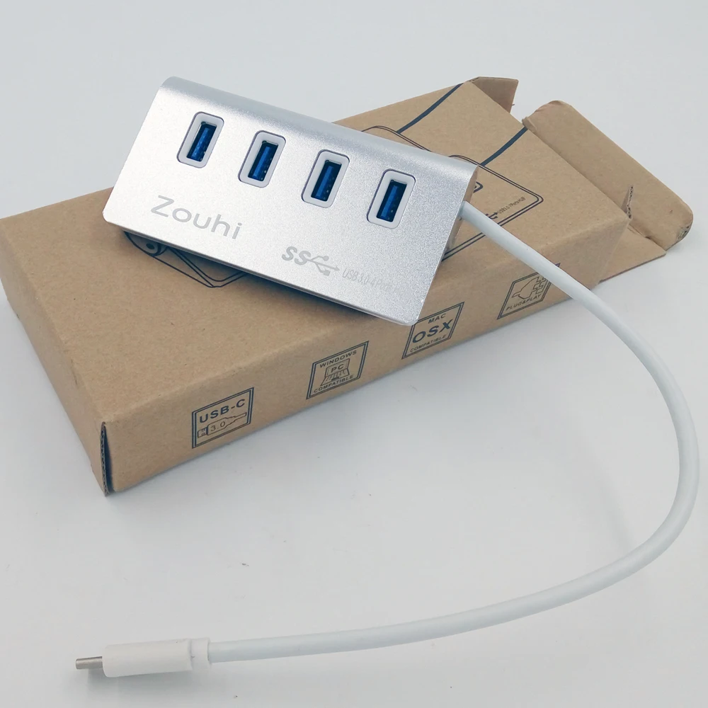 Высокоскоростное Зарядное устройство USB 3 1 5 Гбит/с 4 порта 0 Type C|4 port usb 3.0|4 usbport |