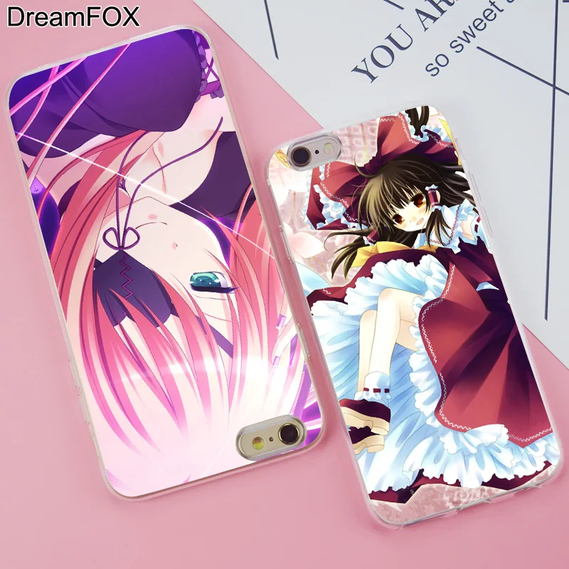 Dreamfox K060 Дата живой аниме для девочек мягкий силиконовый чехол из ТПУ Apple iPhone X XR XS