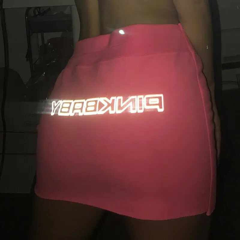 New Women Girls Fashion Casual Summer Skirt High Waist Letter Print Bodycon Stretch Pencil Mimi | Женская одежда