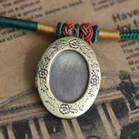 inner 22x29mm adorable photo locket wholesale 2pcs antique bronze necklace pendantcharm diy jewelry findings and settings