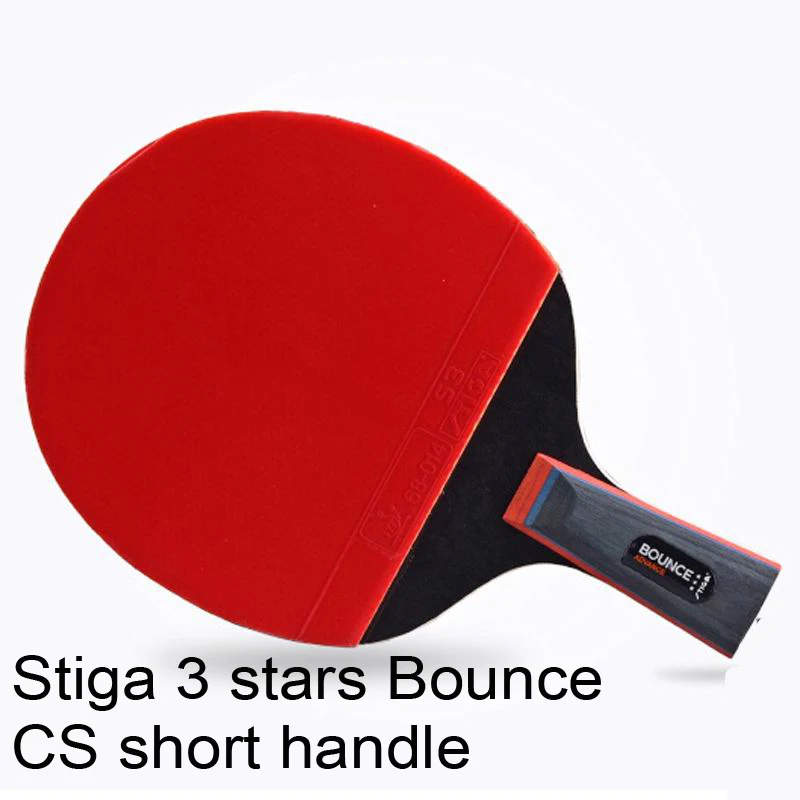stiga 3 stars CS stiga 3 звезды готовая ракетка для настольного тенниса контроль отскока и петля также быстрая атака с петлей пинг понг игра - Цвет: stiga 3 stars CS