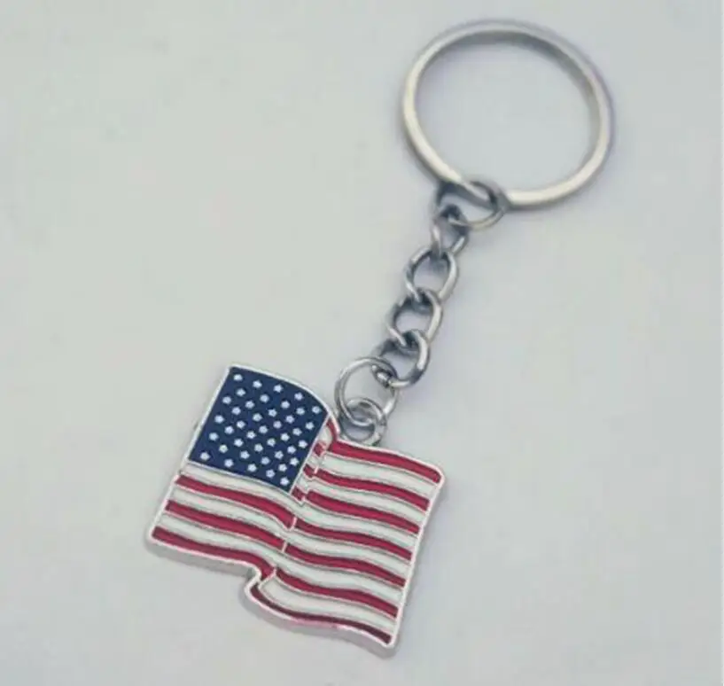 25 мм кольцо для ключей металлический брелок ювелирные изделия с американским