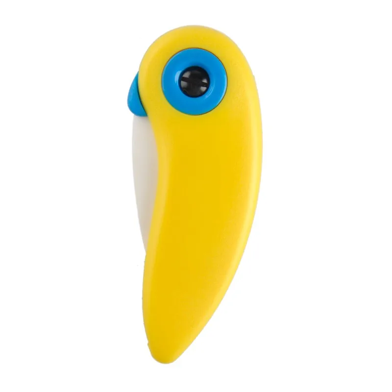 Fashion Cute Bird Shape Ceramic Kitchen Pocket Knife Kitchenware Tools For Cut Fruit Sharp Gift Mini Knives 4 Color Choice