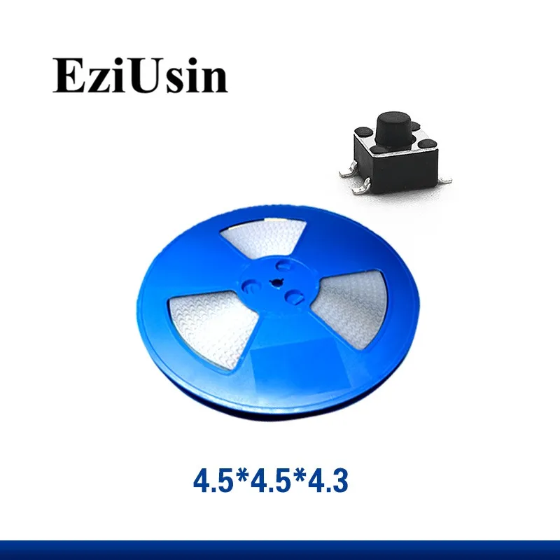 2000pcs In Tape One Reel TS-C015 Micro keyboard Switch 4.5*4.5*4.3 Tactile Tact Push Button SMT 4.5x4.5x4.3 Switches SMD