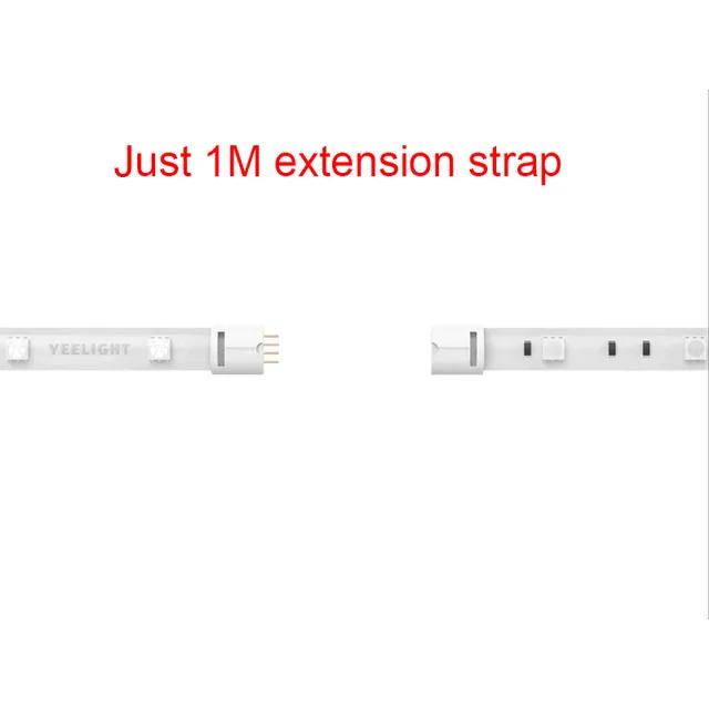1M extension version Обновленная международная версия MI Mijia Yee светильник полоса плюс светодиодный светильник расширяемый до 10 м умный светильник для Mi home App - Испускаемый цвет: 1M extension version