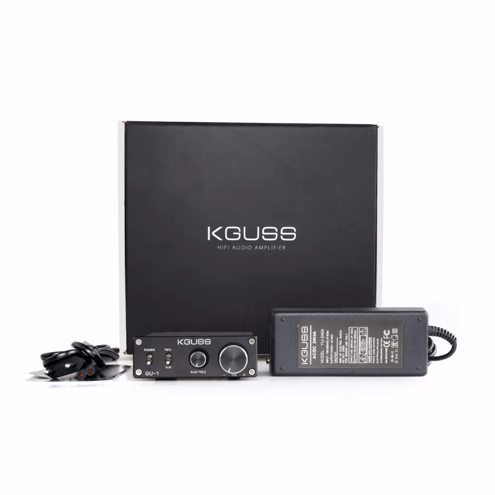 KGUSS GU-1 tpa3116d2 Класс d Мини hifi аудио усилители можно переключать на усилитель басов