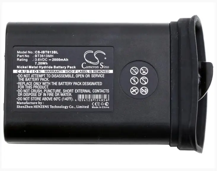 

Cameron Sino 2000mAh battery for ITOWA 1406008 Winner Serial BT3613MH Crane Remote Control Battery