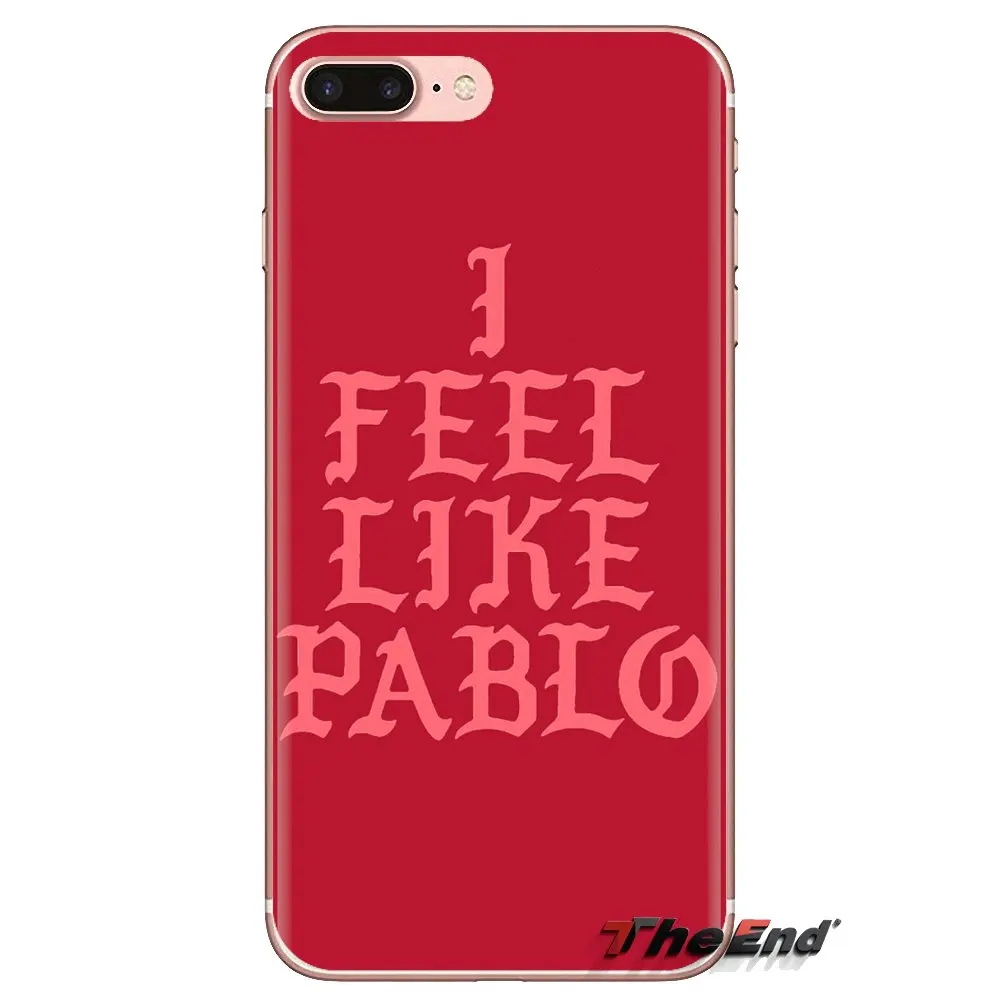 Kanye West я чувствую себя Пабло для iPod Touch Apple iPhone 4 4S 5 5S SE 5C 6 6S 7 8 X XR XS Plus MAX прозрачные